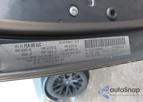 2017 Dodge Challenger R/T Scat Pack z USA, uszkodzony, nr VIN 2C3CDZFJ9HH588854